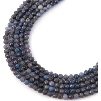 Dětské navlékací korálky Korálky z minerálu Safír 2 mm broušené