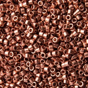 Šperk Miyuki Rokajlové korálky - Miyuki Delica 11/0 (DB-040) Bright Copper Plated