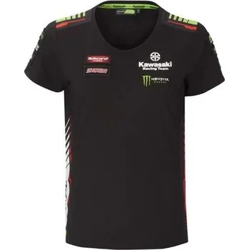 Oblečení a móda Kawasaki Dámské tričko Kawasaki Racing Team WSBK 2022 - černá - S