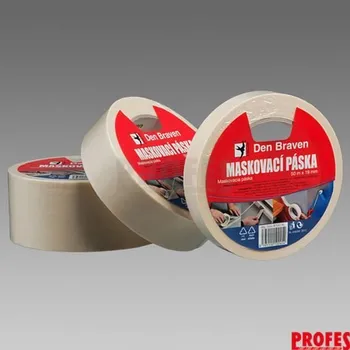 Lepicí páska Den Braven Maskovací krepová páska 60°C (šířka 50mm)