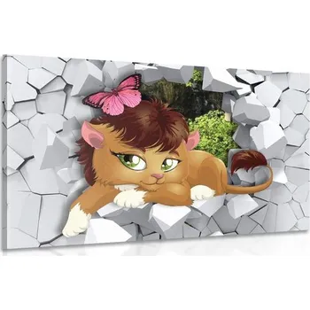 Obraz Dovido Obraz roztomilé lvíče