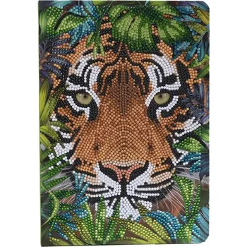 kreativní sada Diamantové malování blok Tygr v lese