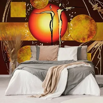 Tapeta Dovido Samolepící tapeta etno zamilovaný pár