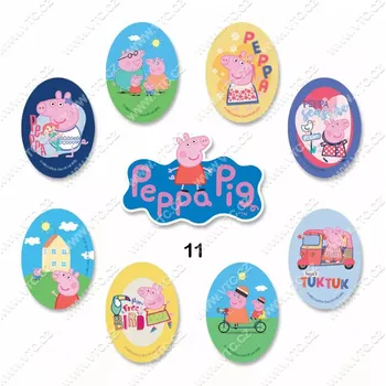 Nažehlovací záplaty Disney 8 kusů - 11 Prasátko Peppa