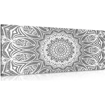 Obraz Dovido Obraz Mandala harmonie v černobílém provedení