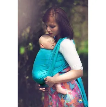 Šátek na nošení dítěte Little Frog Azure vision - délka 5,2m