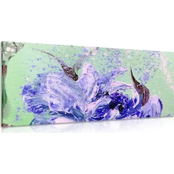 Obraz Dovido Obraz malované pivoňky v moderním provedení