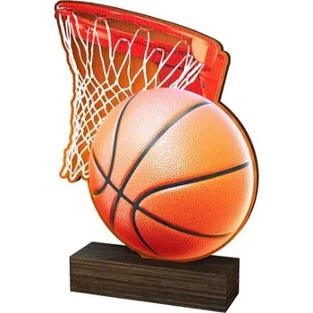 Volný čas Poháry Bauer Dřevěná plaketa WF018 | Basketball
