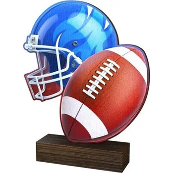 Volný čas Poháry Bauer Dřevěná plaketa WF022 | Americký fotbal