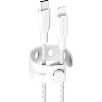 Datový kabel PanzerGlass Empower kabel MFI USB-C/Lightning, 1,2 m bílý