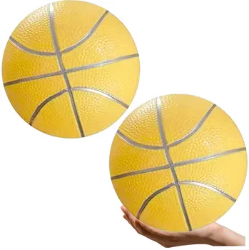 Dětský míč LEAN Toys Gumový Pastelově Žlutý Plážový Míč Lehký 20cm