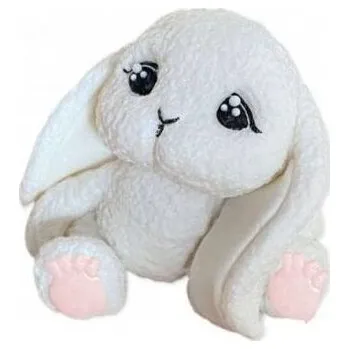 Figurka Cukrová figurka nádherný zajíček růžové tlapičky - K Decor