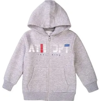 Chlapecká mikina Mikina chlapecká s kapucí, Minoti, 7BZTHRU 1, šedá - 158/164 | 13/14let