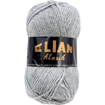 Příze Elian KLASIK příze 50 gramů na pletení - 195 šedá