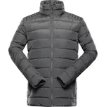 Pánská zimní bunda ALPINE PRO GARAT velikost XL dk. true gray
