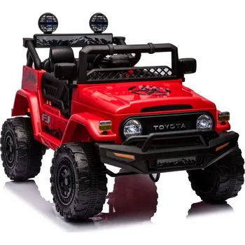 Dětské elektrovozidlo LEAN CARS Elektrické Auto Toyota FJ Červené 4x4