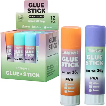 LEAN Lepidlo ve Tyčince Školní Kancelářské Pastelové 36g