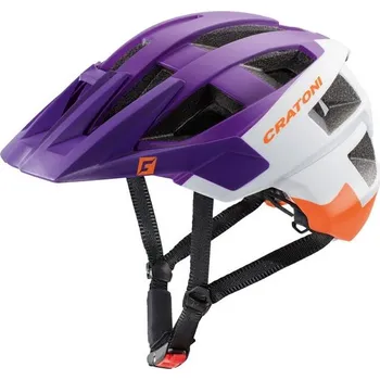 Cyklistická přilba CRATONI Helma Cratoni AllSet, violet-white-orange matt - M-L / 58-61cm