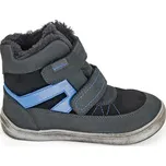 Chlapecké zimní boty Barefoot RODRIGO BLACK, Protetika, černá - 22