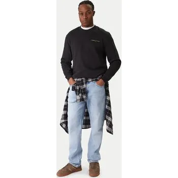 Pánská móda Tommy Jeans Mikina DM0DM20249 Černá Regular Fit L