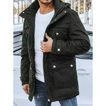 Pánská casual bunda Buďchlap Trendy zelená bunda na zimu