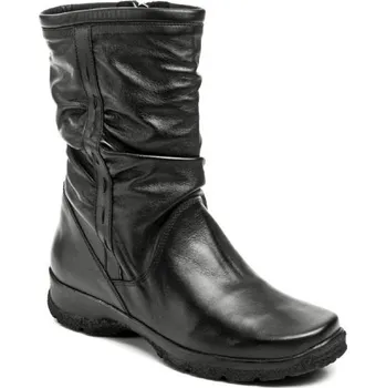 Dámské kozačky Kozačky na široké chodidlo Axel kožené AXBW084 černé - 42