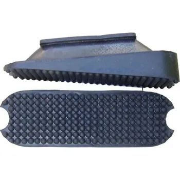 Gumy do třmenů šikmé 12 cm černé DOPRODEJ