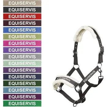 Vybavení pro koně *EQS* Ohlávka s vodítkem HKM&Eqs Teddy