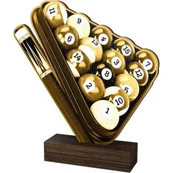 Poháry Bauer Dřevěná plaketa WF055 | Billiard