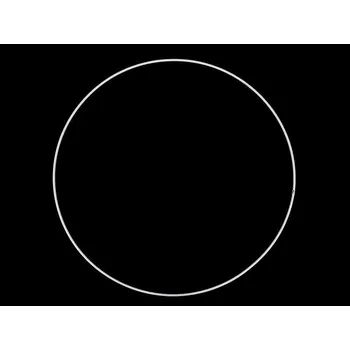 Lapač snů Kovový kruh na lapač snů / k dekorování Ø30 cm - bílá