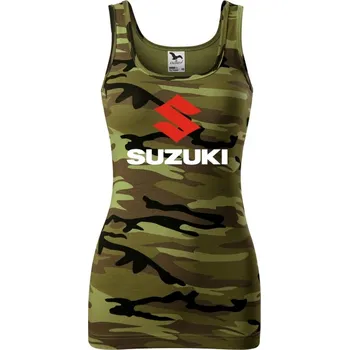 Dámské tílko s motivem Suzuki - Camo - Velikost L