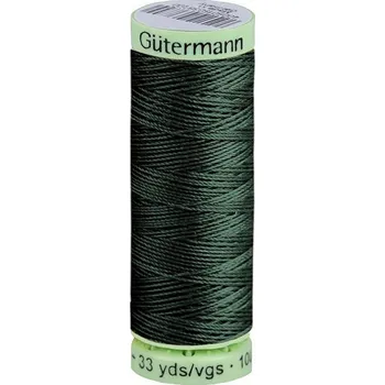 Nit Polyesterové nitě Jeans návin 30 m - 472 zelená tmavá