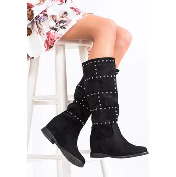 Dámské kozačky Nazouavcí kozačky na klínku - 37