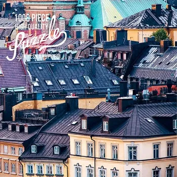 Puzzle Kylskapspoesi AB Puzzle Střechy Stockholmu 1000d