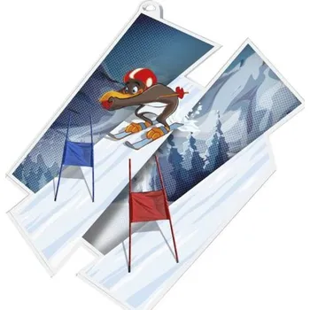 Poháry Bauer Akrylátová medaile MDAZ0011M57 | Sjezdové lyžování