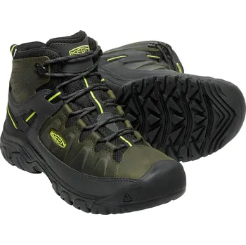 Pánská sportovní obuv obuv trekking vysoká pánská KEEN TARGHEE III MID WP MEN forest night/evening primrose - 44,5