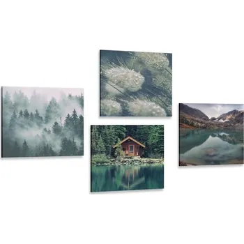 Obraz Dovido Set obrazů kouzelná příroda