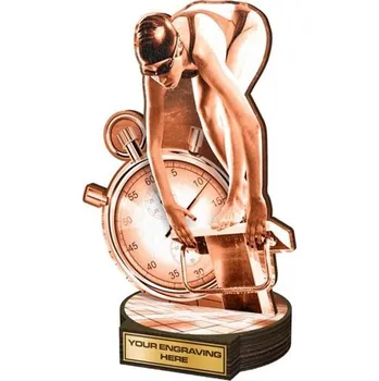 Poháry Bauer Dřevěná plaketa RWR178 | Plavání