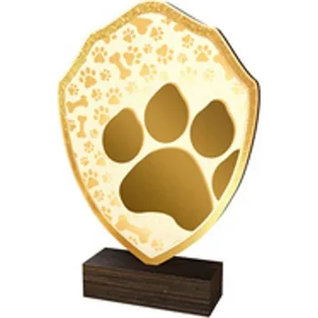 Poháry Bauer Dřevěná plaketa TFRW083 | Kynologie