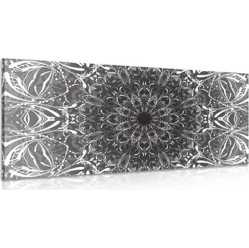 Obraz Dovido Obraz černobílá rozeta