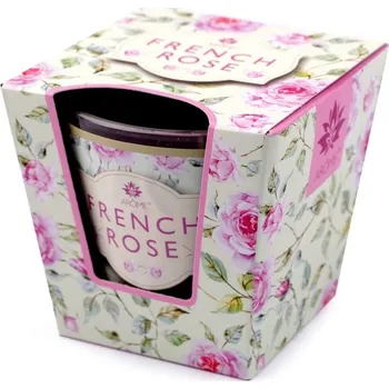 Svíčka Vonná svíčka ve skle - 4 (french rose) růžová dětská