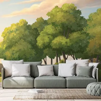 Tapeta Dovido Tapeta zelená krajinka