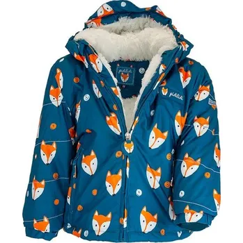 Kojenecká bunda bunda zimní chlapecká s kožíškem, Pidilidi, PD1143-04, modrá - 98 | 3roky