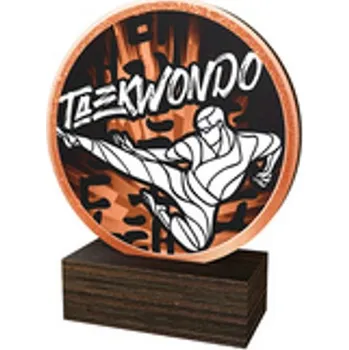 Poháry Bauer Dřevěná plaketa TFRW605 | Bojová umění