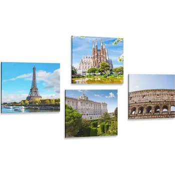 Obraz Dovido Set obrazů krásy velkolepých míst