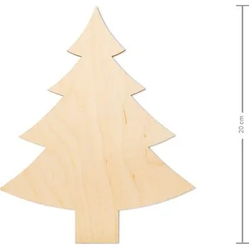 kreativní sada Dřevěný výřez stromek 20cm