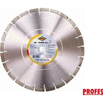 Brusný kotouč Cedima Diamantový kotouč Cedima AR-Super Gen.II 500x3,6x12,0 mm, na armovaný beton, slinek, přírodní kámen (9-1997)