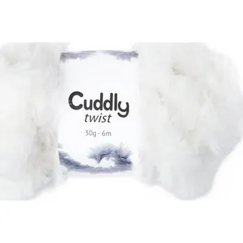 Příze Dekorační chlupatá příze 6m bílá