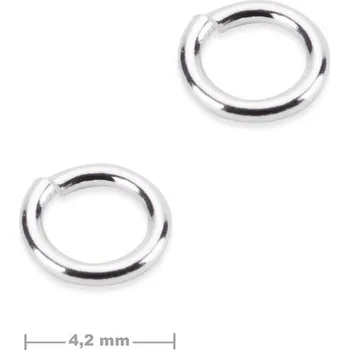 Přívěsek Stříbrný spojovací kroužek 4,2 mm