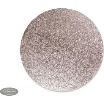 FunCakes Dortová podložka stříbrná Ø 25 cm, síla 12 mm